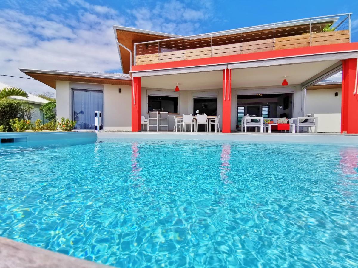 Residence Eden Ocean Avec Vue Mer Saint-Francois  Bagian luar foto