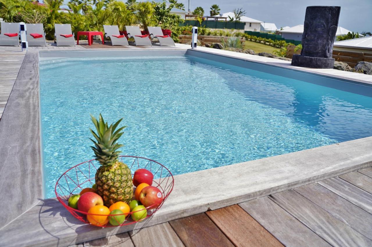 Residence Eden Ocean Avec Vue Mer Saint-Francois  Bagian luar foto