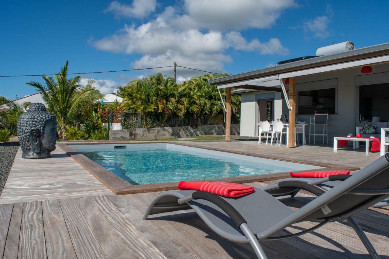 Residence Eden Ocean Avec Vue Mer Saint-Francois  Bagian luar foto